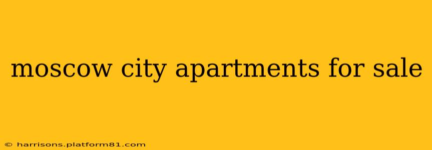 moscow city apartments for sale