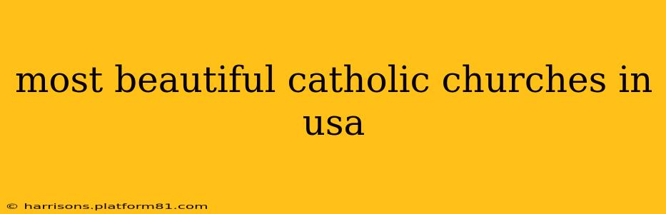 most beautiful catholic churches in usa