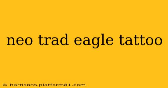 neo trad eagle tattoo