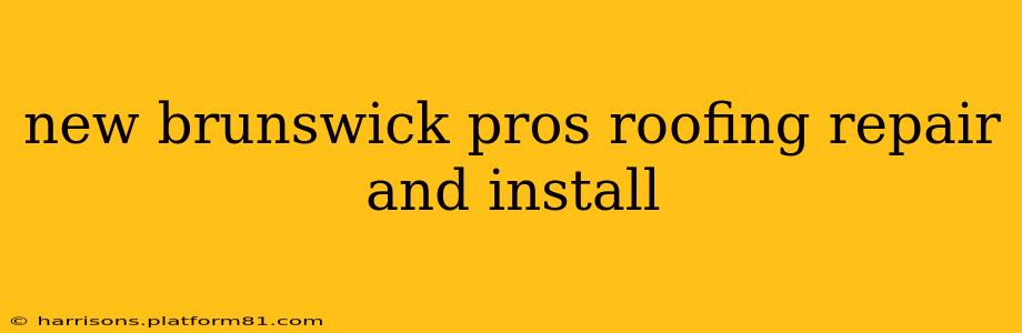 new brunswick pros roofing repair and install