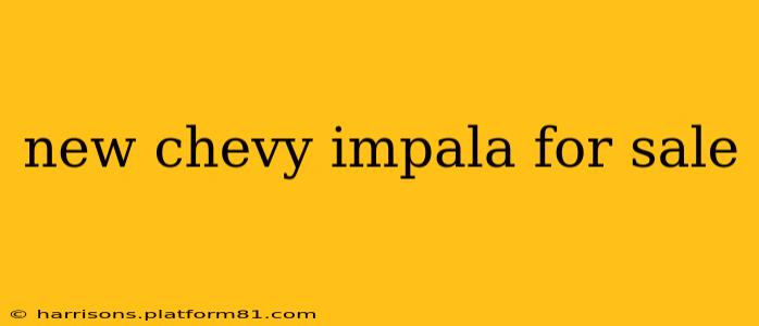 new chevy impala for sale