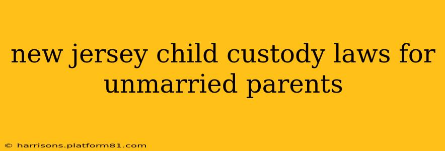 new jersey child custody laws for unmarried parents