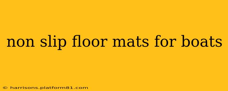 non slip floor mats for boats