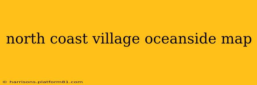 north coast village oceanside map