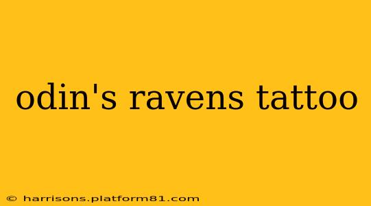 odin's ravens tattoo