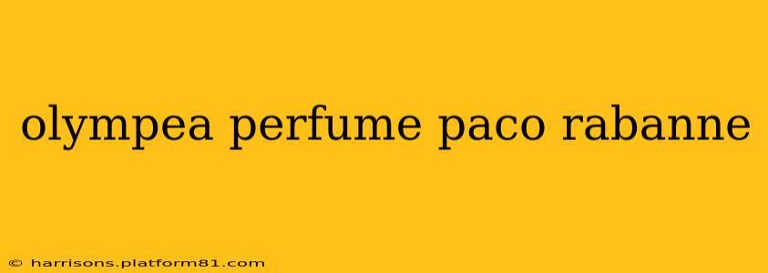 olympea perfume paco rabanne
