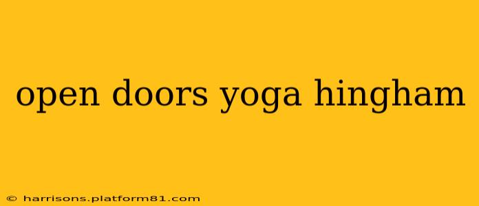 open doors yoga hingham