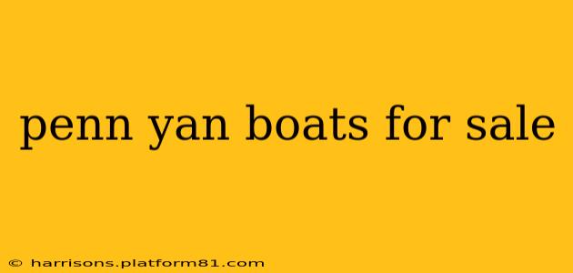 penn yan boats for sale