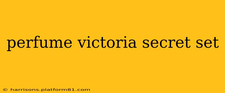 perfume victoria secret set