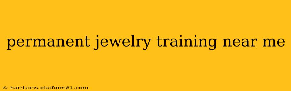 permanent jewelry training near me