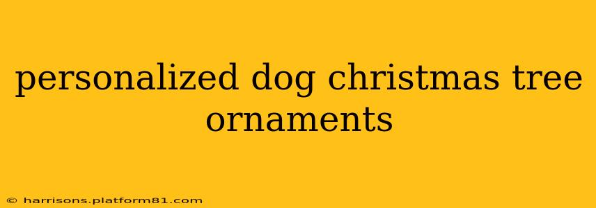 personalized dog christmas tree ornaments