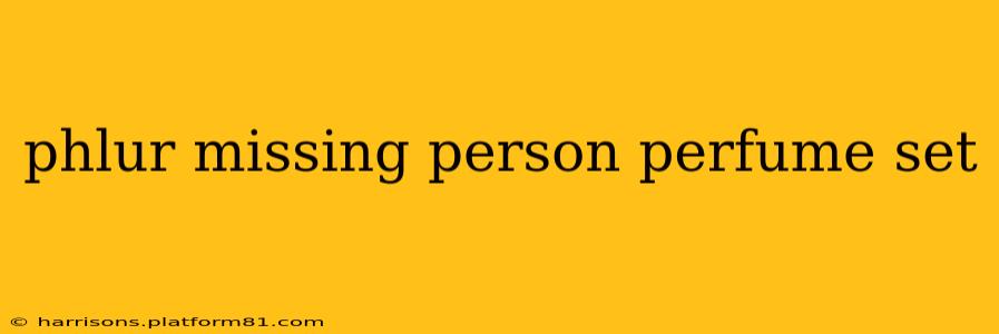 phlur missing person perfume set