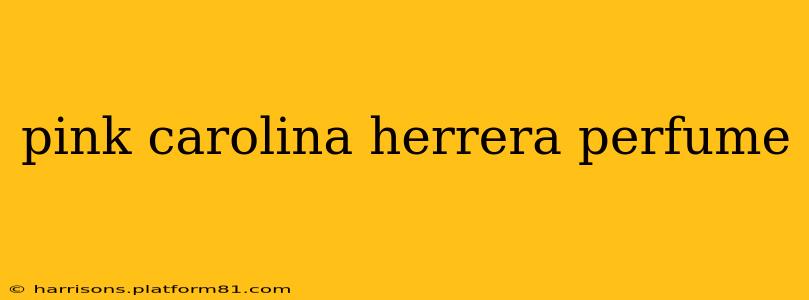 pink carolina herrera perfume