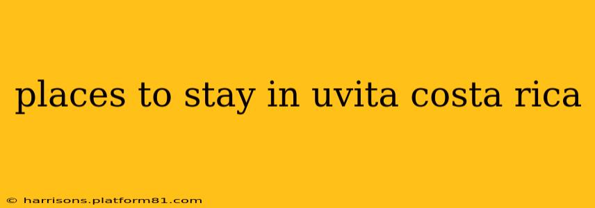 places to stay in uvita costa rica