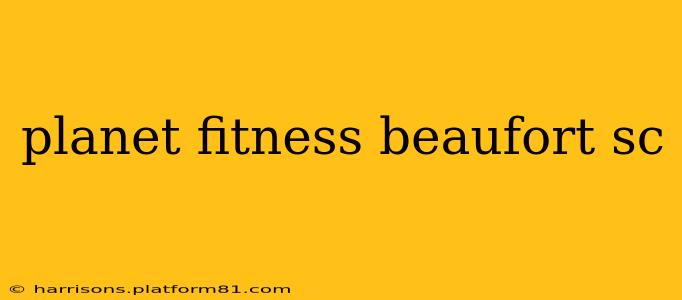 planet fitness beaufort sc