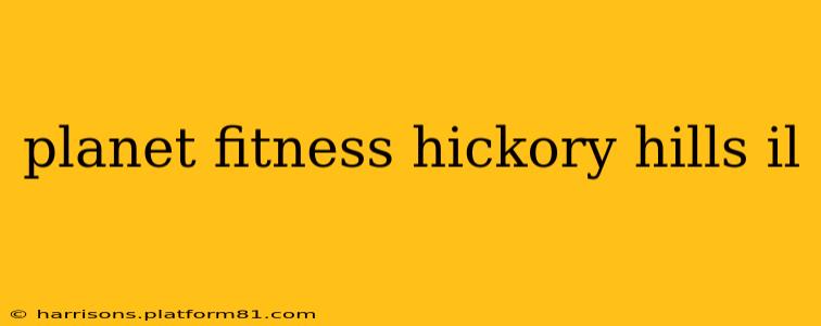 planet fitness hickory hills il