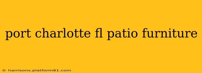 port charlotte fl patio furniture
