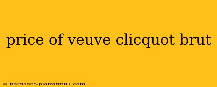 price of veuve clicquot brut