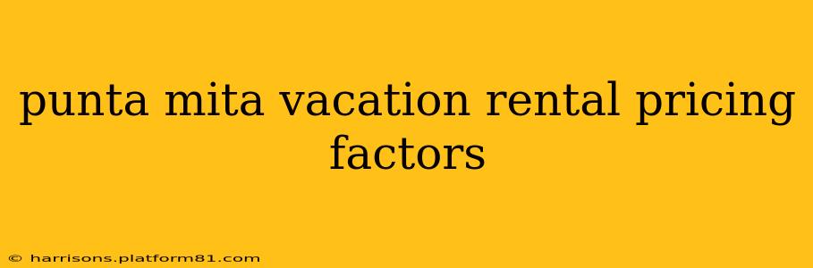 punta mita vacation rental pricing factors