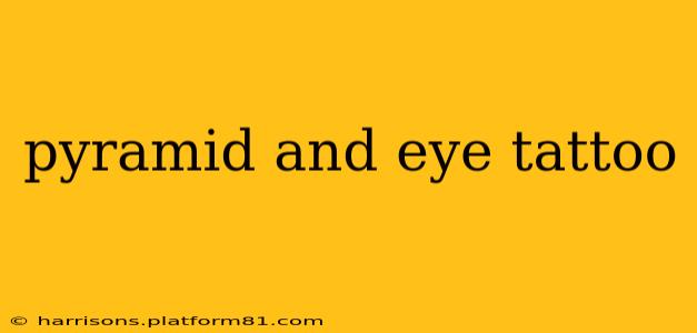 pyramid and eye tattoo