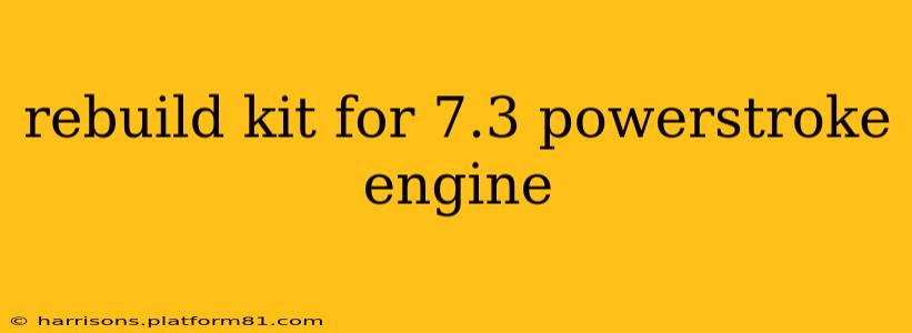 rebuild kit for 7.3 powerstroke engine