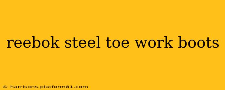 reebok steel toe work boots