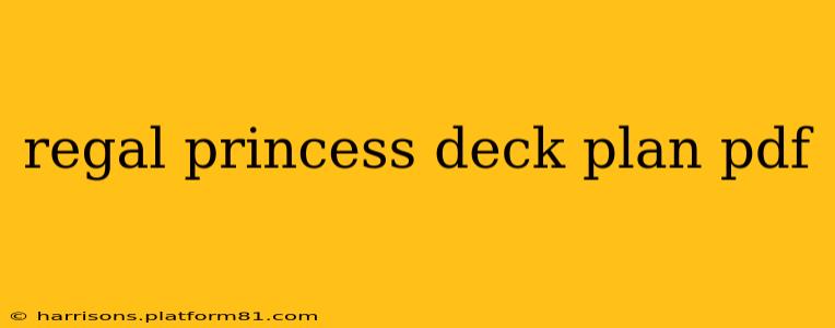 regal princess deck plan pdf