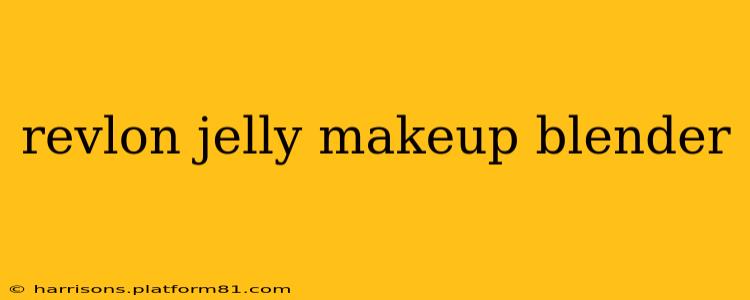 revlon jelly makeup blender