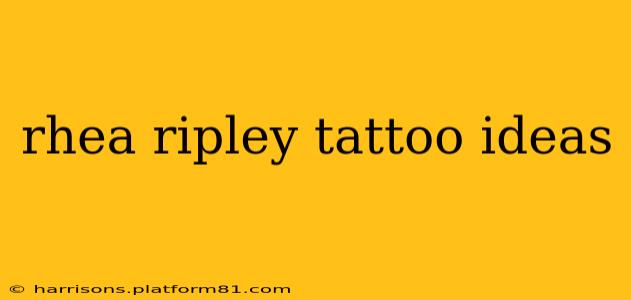 rhea ripley tattoo ideas