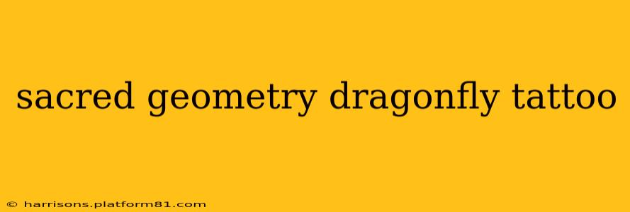sacred geometry dragonfly tattoo