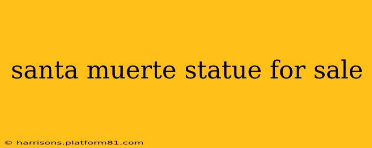 santa muerte statue for sale