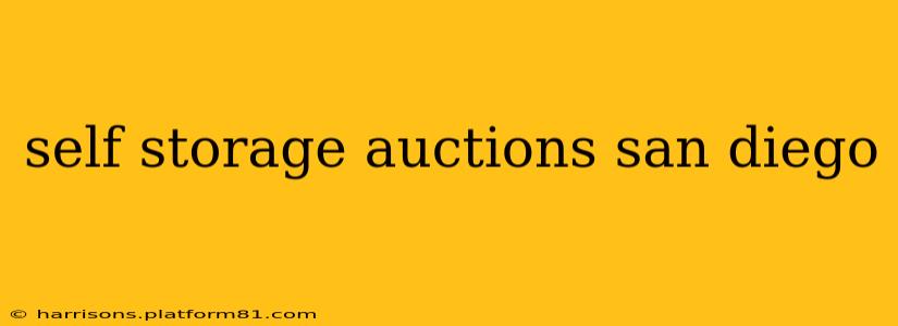 self storage auctions san diego