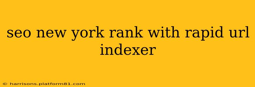seo new york rank with rapid url indexer