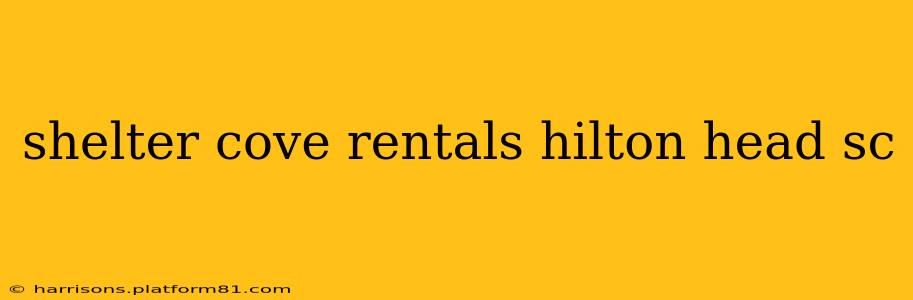shelter cove rentals hilton head sc