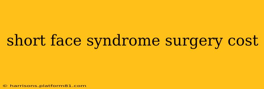 short face syndrome surgery cost
