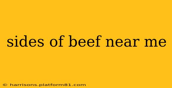 sides of beef near me