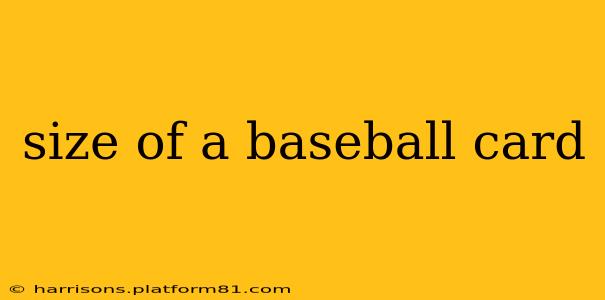 size of a baseball card