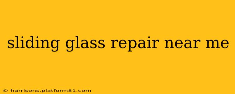 sliding glass repair near me