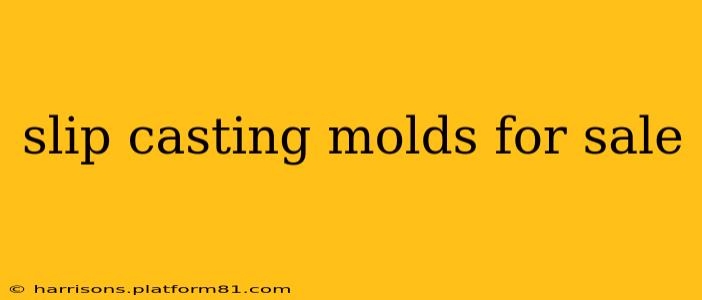 slip casting molds for sale