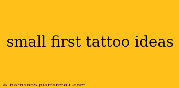 small first tattoo ideas
