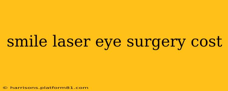 smile laser eye surgery cost