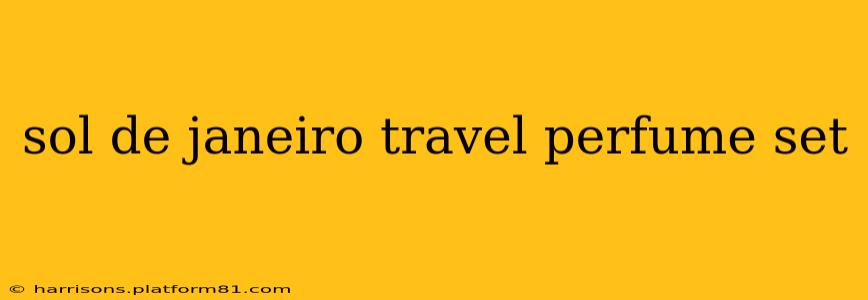 sol de janeiro travel perfume set