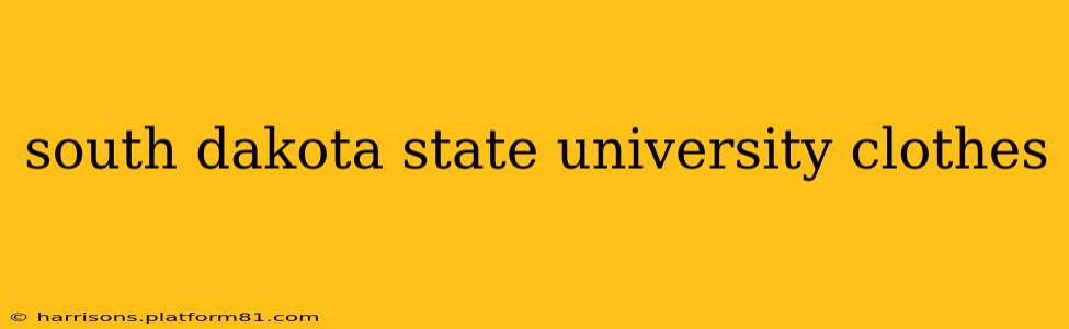 south dakota state university clothes