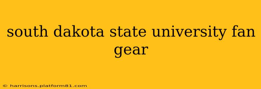south dakota state university fan gear