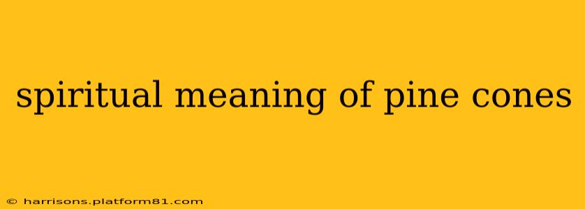 spiritual meaning of pine cones