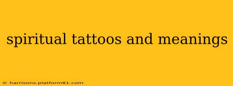 spiritual tattoos and meanings