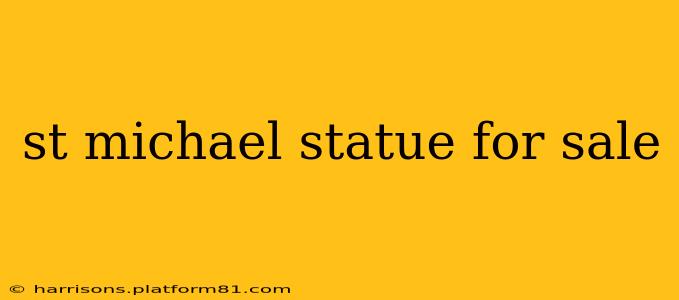 st michael statue for sale