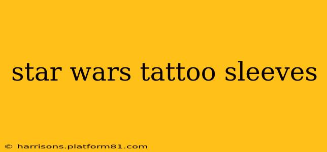 star wars tattoo sleeves