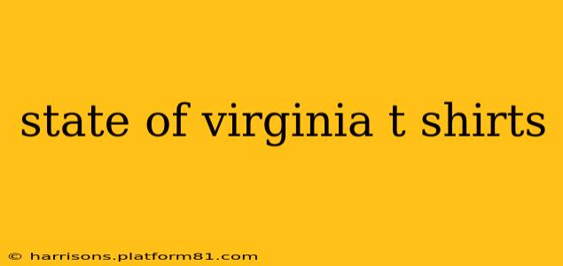 state of virginia t shirts