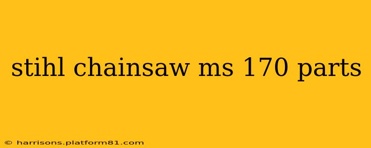 stihl chainsaw ms 170 parts